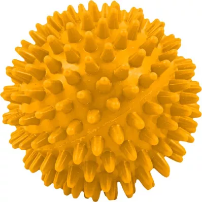 IGELBALL 8 cm yellow, 1 piece