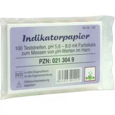 INDIKATORPAPIER Test strips, 100 pcs INDIKATORPAPIER Test strips, 100 pcs