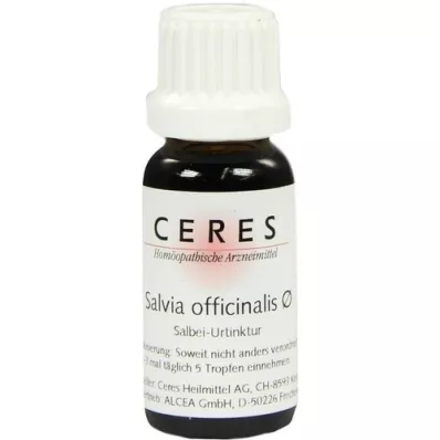 CERES Salvia officinalis mother tincture, 20 ml CERES Salvia officinalis mother tincture, 20 ml
