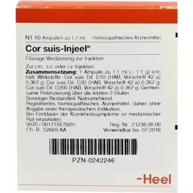 COR SUIS Injeel ampoules, 10 pcs COR SUIS Injeel ampoules, 10 pcs
