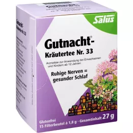 GUTNACHT Herbal tea No.33 Salus filter bags, 15 pcs