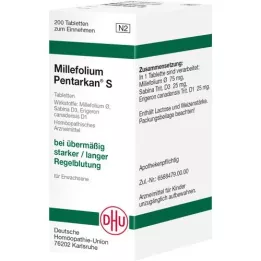 MILLEFOLIUM PENTARKAN S tablets, 200 pcs