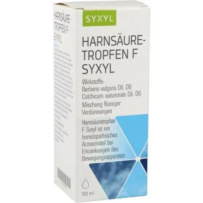 HARNSÄURETROPFEN F Syxyl solution, 100 ml HARNSÄURETROPFEN F Syxyl solution, 100 ml