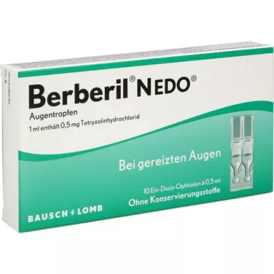 BERBERIL N EDO eye drops, 10X0.5 ml BERBERIL N EDO eye drops, 10X0.5 ml