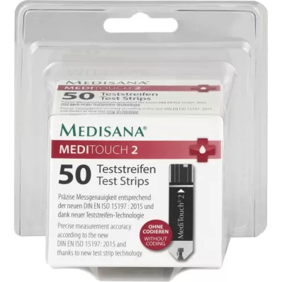 MEDISANA Meditouch 2 test strips, 2x25 pcs MEDISANA Meditouch 2 test strips, 2x25 pcs