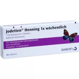 JODETTEN Henning 1x weekly tablets, 14 pcs