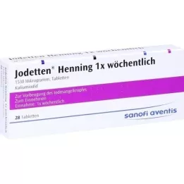 JODETTEN Henning 1x weekly tablets, 28 pcs