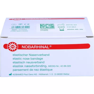 NOBARHINAL Nose bandage medium, 10 pieces NOBARHINAL Nose bandage medium, 10 pieces