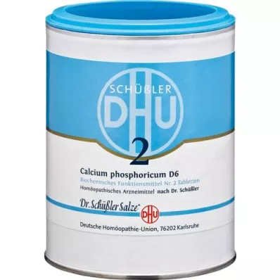 BIOCHEMIE DHU 2 Calcium phosphoricum D 6 tablets, 1000 pieces BIOCHEMIE DHU 2 Calcium phosphoricum D 6 tablets, 1000 pieces
