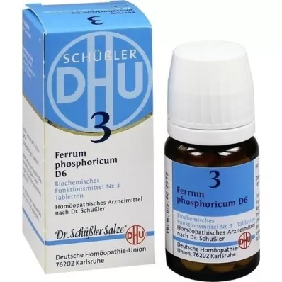 BIOCHEMIE DHU 3 Ferrum phosphoricum D 6 tablets, 80 pcs