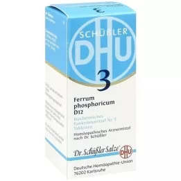 BIOCHEMIE DHU 3 Ferrum phosphoricum D 12 tablets, 80 pcs
