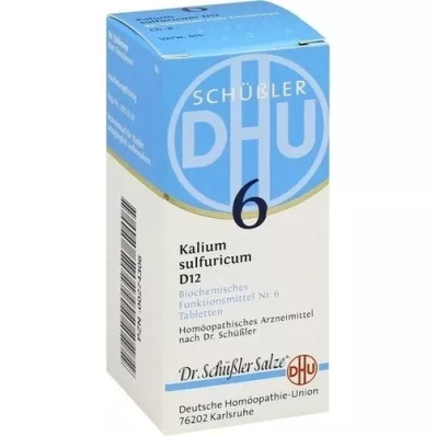 BIOCHEMIE DHU 6 potassium sulfuricum D 12 tablets, 80 pcs