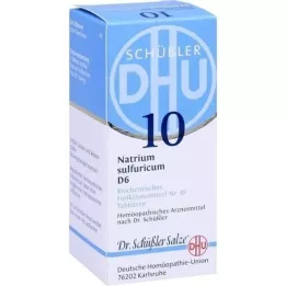 BIOCHEMIE DHU 10 Natrum sulfuricum D 6 tablets, 80 pcs