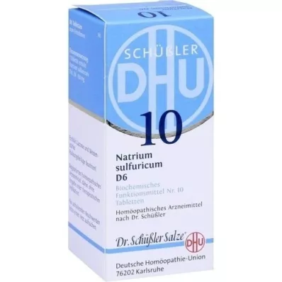 BIOCHEMIE DHU 10 Natrum sulfuricum D 6 tablets, 80 pcs BIOCHEMIE DHU 10 Natrum sulfuricum D 6 tablets, 80 pcs