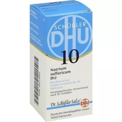 BIOCHEMIE DHU 10 Natrum sulfuricum D 12 tablets, 80 pcs BIOCHEMIE DHU 10 Natrum sulfuricum D 12 tablets, 80 pcs