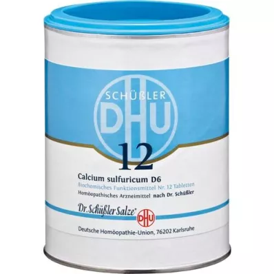 BIOCHEMIE DHU 12 Calcium sulfuricum D 6 tablets, 1000 pieces