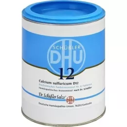 BIOCHEMIE DHU 12 Calcium sulfuricum D 12 tablets, 1000 pieces