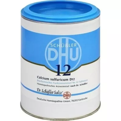 BIOCHEMIE DHU 12 Calcium sulfuricum D 12 tablets, 1000 pieces