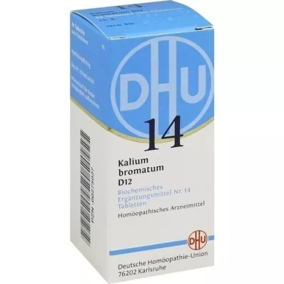 BIOCHEMIE DHU 14 Kalium bromatum D 12 tablets, 80 pcs BIOCHEMIE DHU 14 Kalium bromatum D 12 tablets, 80 pcs