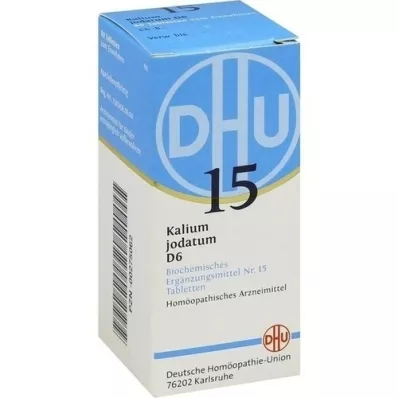 BIOCHEMIE DHU 15 potassium iodatum D 6 tablets, 80 pcs BIOCHEMIE DHU 15 potassium iodatum D 6 tablets, 80 pcs