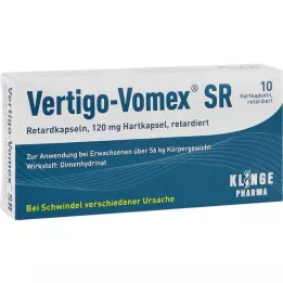 VERTIGO-VOMEX SR Sustained-release capsules, 10 pcs
