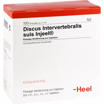 DISCUS INTERVERTEBRALIS suis Injeel ampoules, 100 pcs DISCUS INTERVERTEBRALIS suis Injeel ampoules, 100 pcs