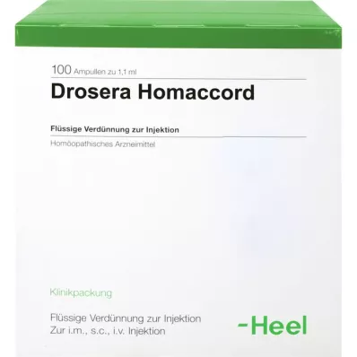 DROSERA HOMACCORD Ampoules, 100 pcs