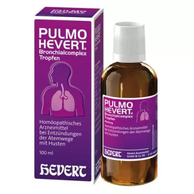 PULMO HEVERT Bronchial complex drops, 100 ml PULMO HEVERT Bronchial complex drops, 100 ml