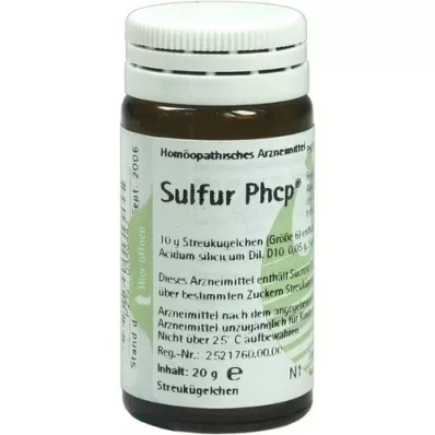 SULFUR PHCP Globules, 20 g