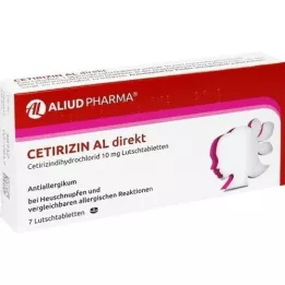 CETIRIZIN AL direct lozenges, 7 pcs