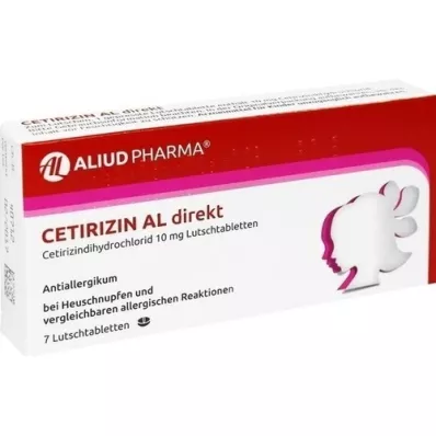 CETIRIZIN AL direct lozenges, 7 pcs