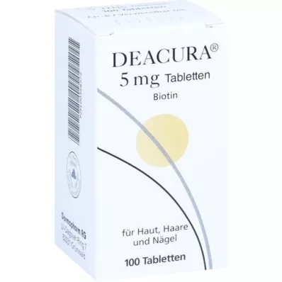 DEACURA 5 mg tablets, 100 pcs DEACURA 5 mg tablets, 100 pcs