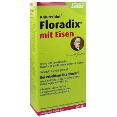 FLORADIX with iron oral solution, 700 ml