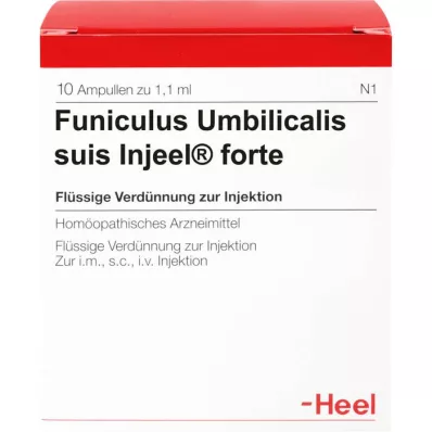 FUNICULUS UMBILICALIS suis Injeel forte ampoules, 10 pcs