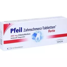 PFEIL Toothache tablets forte film-coated tablets, 10 pcs