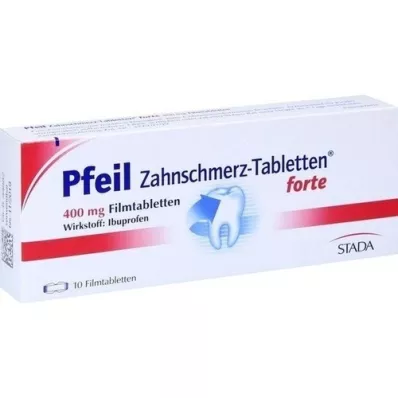 PFEIL Toothache tablets forte film-coated tablets, 10 pcs PFEIL Toothache tablets forte film-coated tablets, 10 pcs