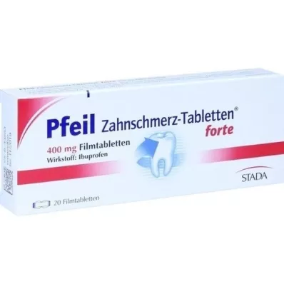 PFEIL Toothache tablets forte film-coated tablets, 20 pcs PFEIL Toothache tablets forte film-coated tablets, 20 pcs