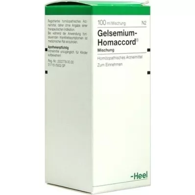 GELSEMIUM HOMACCORD Drops, 100 ml GELSEMIUM HOMACCORD Drops, 100 ml