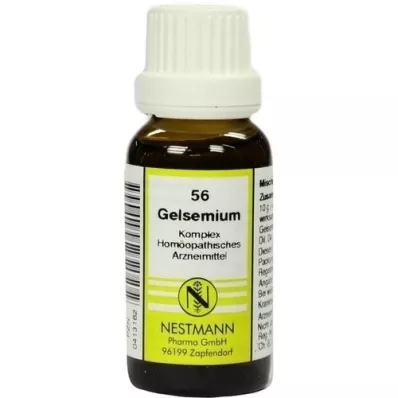 GELSEMIUM KOMPLEX No.56 Dilution, 20 ml GELSEMIUM KOMPLEX No.56 Dilution, 20 ml