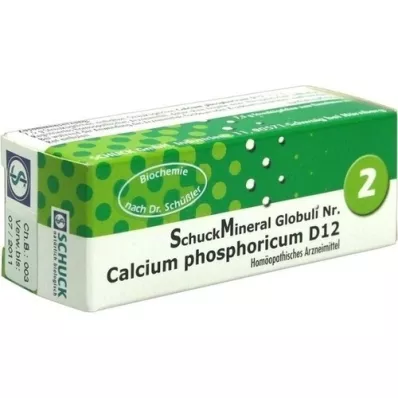 SCHUCKMINERAL Globules 2 Calcium phosphoricum D 12, 7.5 g SCHUCKMINERAL Globules 2 Calcium phosphoricum D 12, 7.5 g