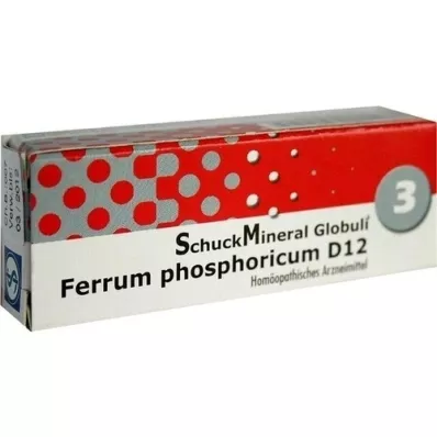 SCHUCKMINERAL Globules 3 Ferrum phosphoricum D12, 7.5 g