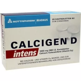 CALCIGEN D intens 1000 mg/880 IU chewable tablets, 48 pcs