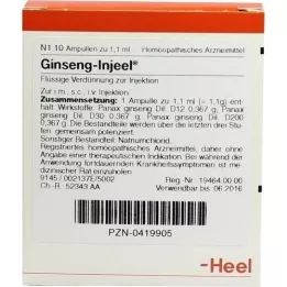 GINSENG INJEEL Ampoules, 10 pcs
