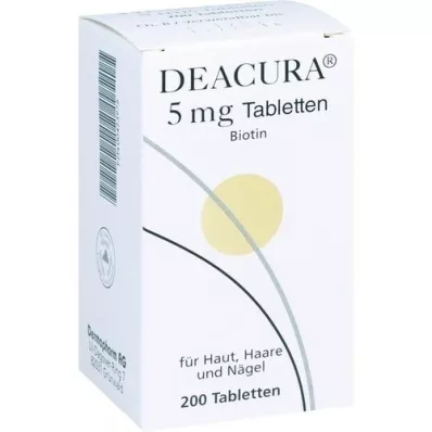 DEACURA 5 mg tablets, 200 pcs DEACURA 5 mg tablets, 200 pcs
