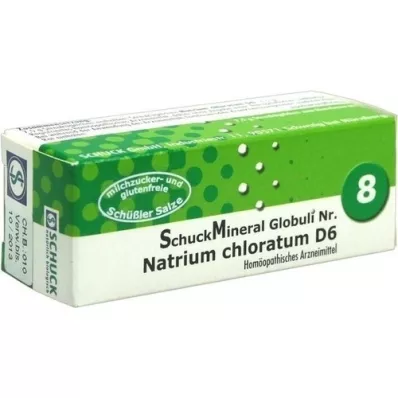 SCHUCKMINERAL Globules 8 sodium chloratum D6, 7.5 g SCHUCKMINERAL Globules 8 sodium chloratum D6, 7.5 g