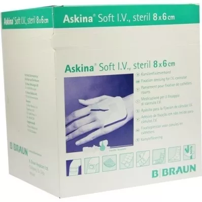 ASKINA Soft I.V. wound dressing 6x8 cm, 50 pcs ASKINA Soft I.V. wound dressing 6x8 cm, 50 pcs