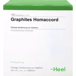 GRAPHITES HOMACCORD Ampoules, 100 pcs