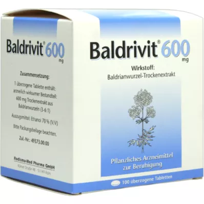 BALDRIVIT 600 mg coated tablets, 100 pcs