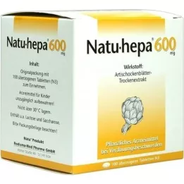 NATU HEPA 600 mg coated tablets, 100 pcs