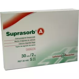 SUPRASORB A Calcium alginate Tamp.30 cm 2 g, 5 pcs